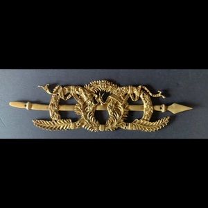 ANTIQUE EARLY 19 CENTURY FRENCH ORMOLU DECORATION